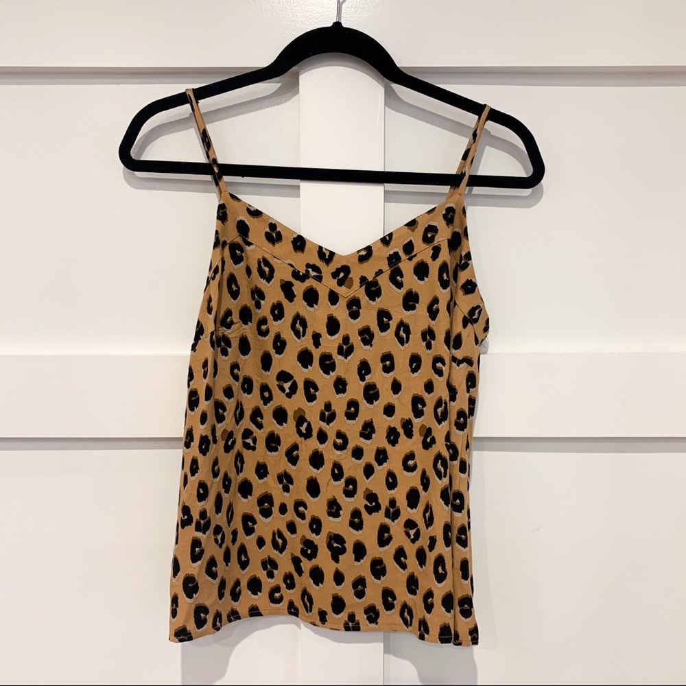 A New Day leopard print cami adjustable straps